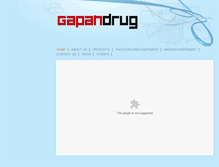 Tablet Screenshot of gapandrug.com